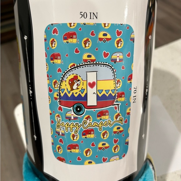 Bucees Happy Camper Blanket - Picture 2 of 4